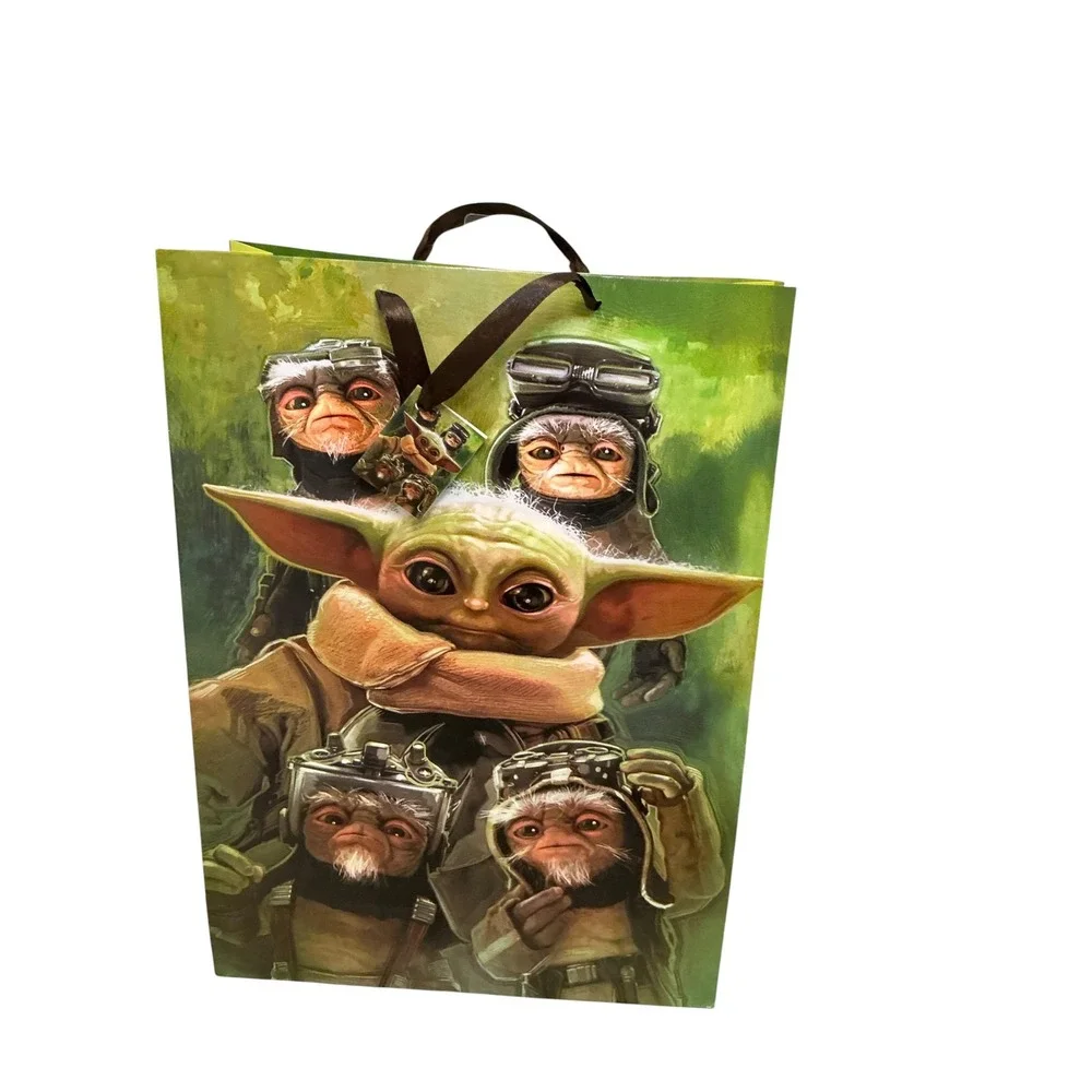 Star Wars Grogu Baby Yoda Gift Bag Large The Mandalorian Anzellans Unique 37518